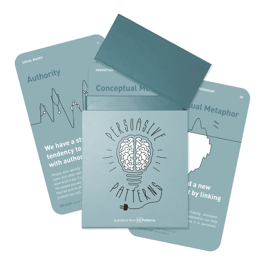 Purchase a Persuasive Patterns card deck