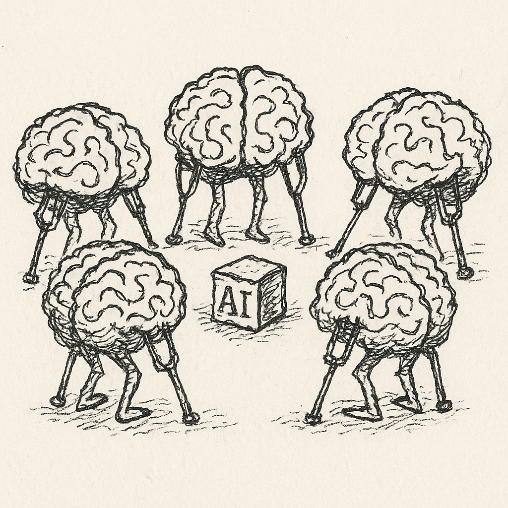 Over-reliance on AI weakens our skills and decision making.