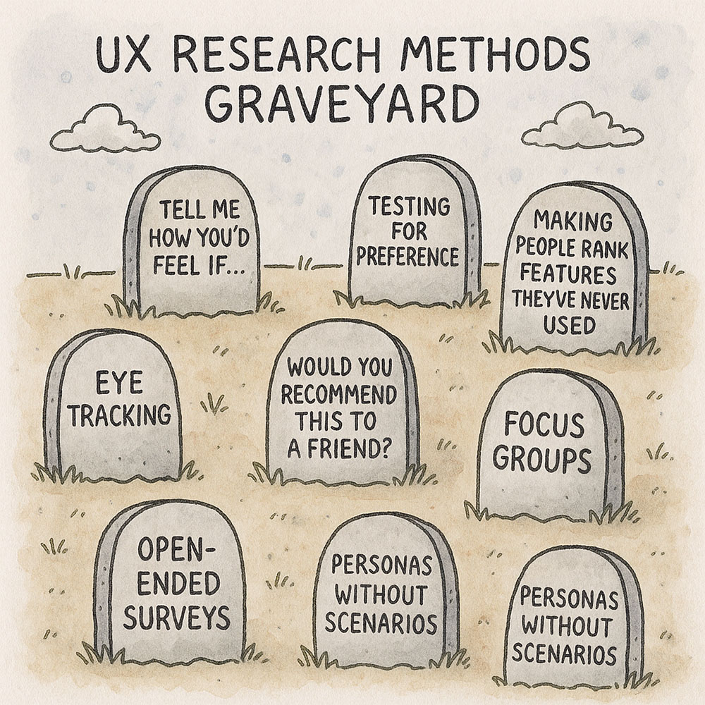 Keep away from these 8 bad UX research practices