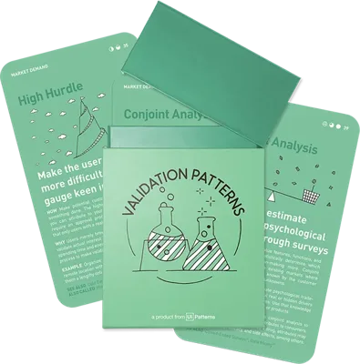 Order the Validation Pattern card deck