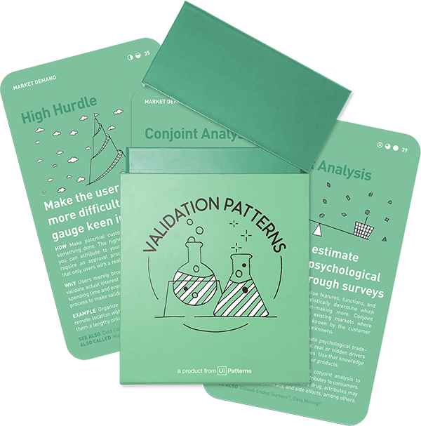 Validation Patterns card deck