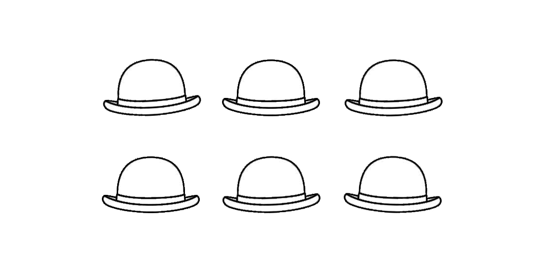 Illustration of Six Thinking Hats
