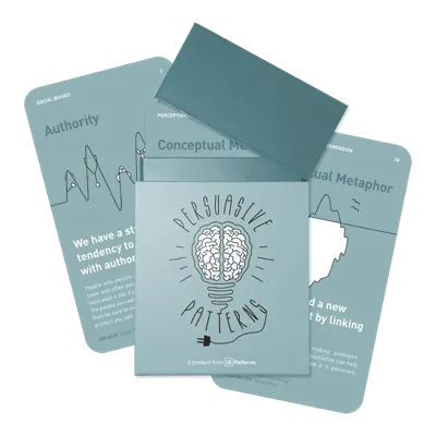 Purchase a Persuasive Patterns card deck