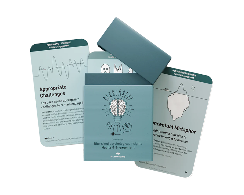 Purchase a Persuasive Patterns - Habits & Engagement card deck