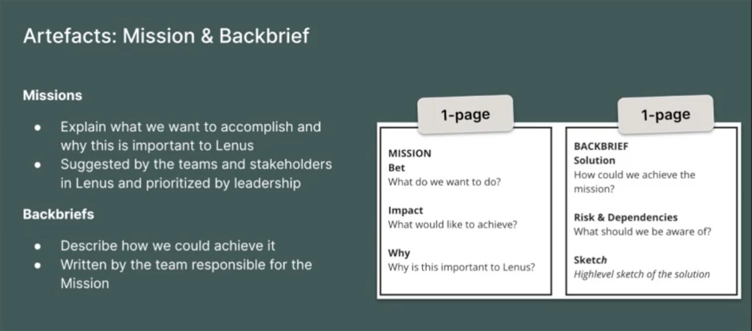 Back briefs are written by the teams that are about to go on those missions and those that will carry out the work and actually do something about it.